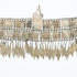 Antique Turkoman head dress ornament silver, cornelian, 46 x 59 cms - The Nomads Tent
